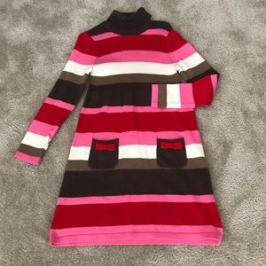 Lands’ End - Multi-Color Sweater Dress, Size 14